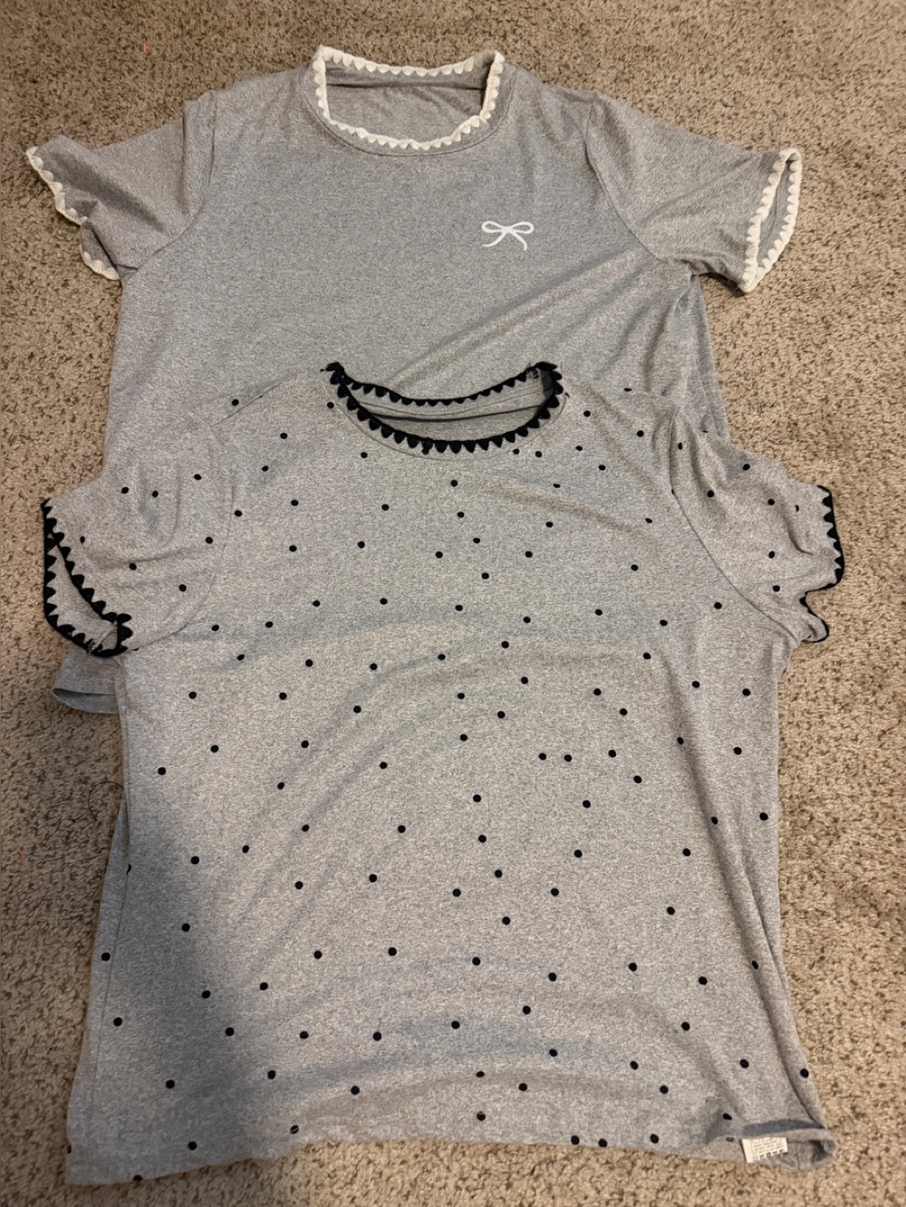 Womens polyester blend tops